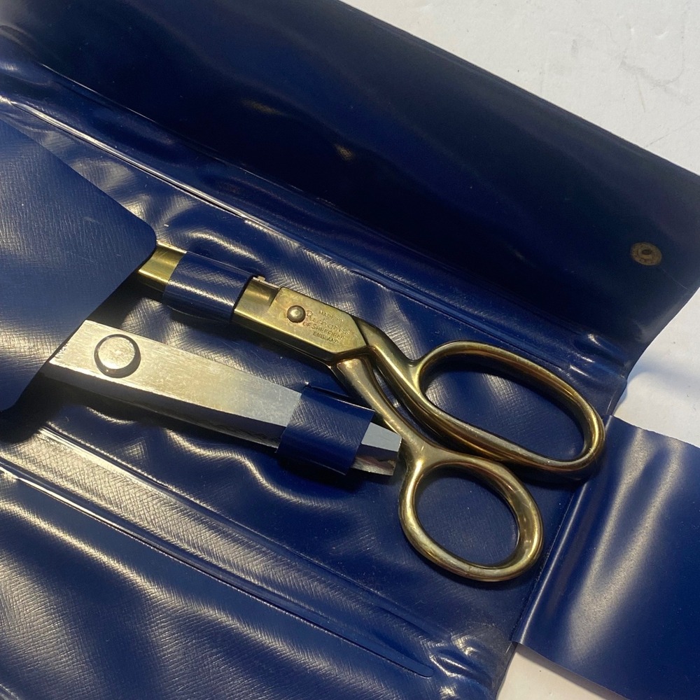 Fortune Sheffield Tailor Shears Vintage England Scissors Pinking Shears